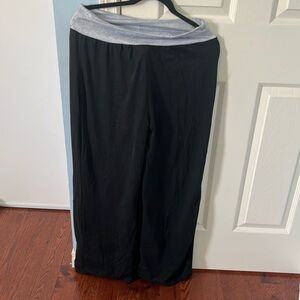 Stylish grey-black athletic sweatpants